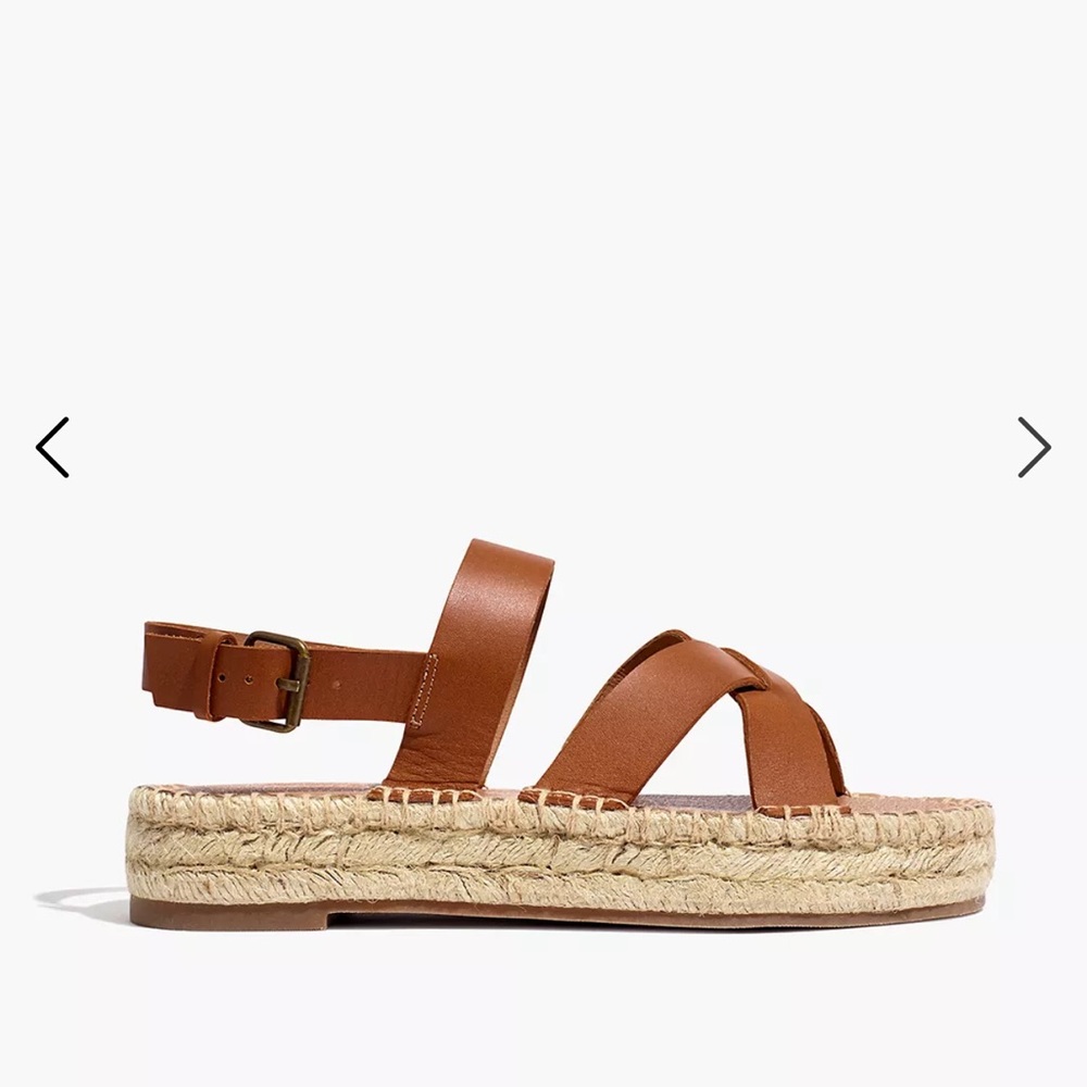 Madewell Julie espadrille sandal size 6 max new